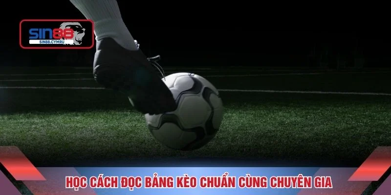Học cách đọc bảng kèo chuẩn cùng chuyên gia